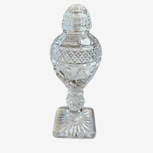 Vintage Cape Cod Pattern Cut Crystal Glass Tall Shaker Elegant Design